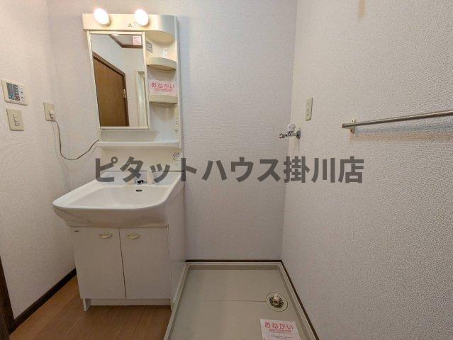 御前崎市白羽アパート 洗面