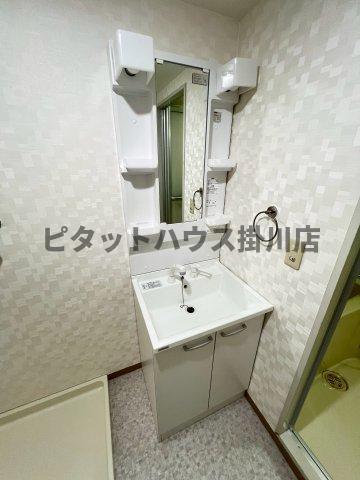 袋井市田町アパート 洗面