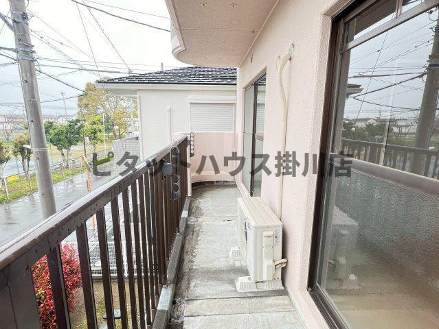 袋井市田町アパート バルコニー
