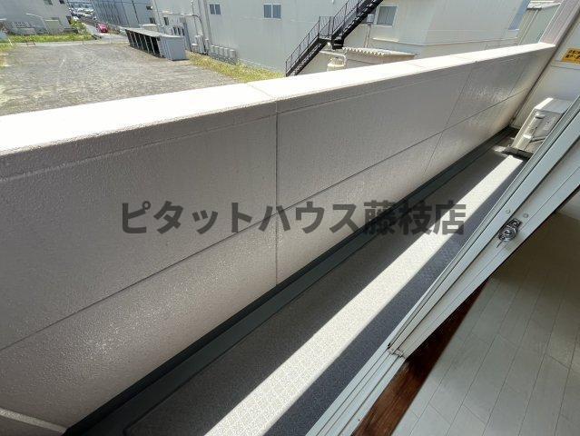 藤枝市築地アパート バルコニー