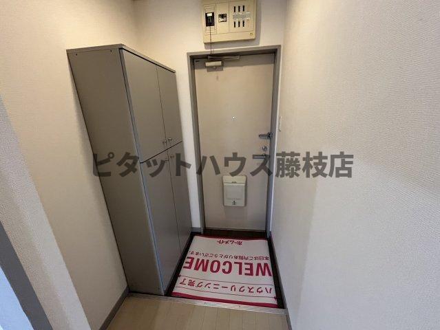 藤枝市築地アパート 玄関