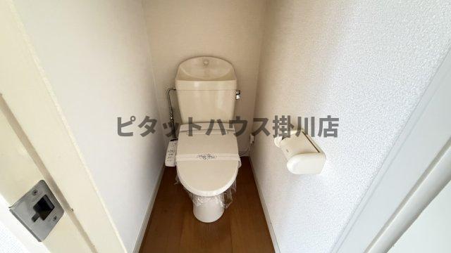 袋井市神長アパート トイレ