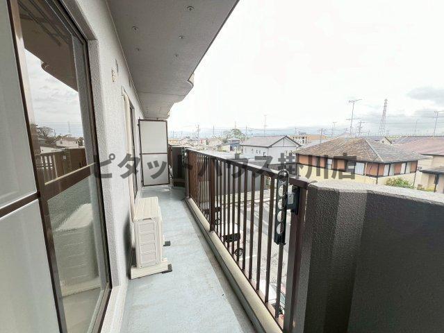 袋井市堀越アパート バルコニー