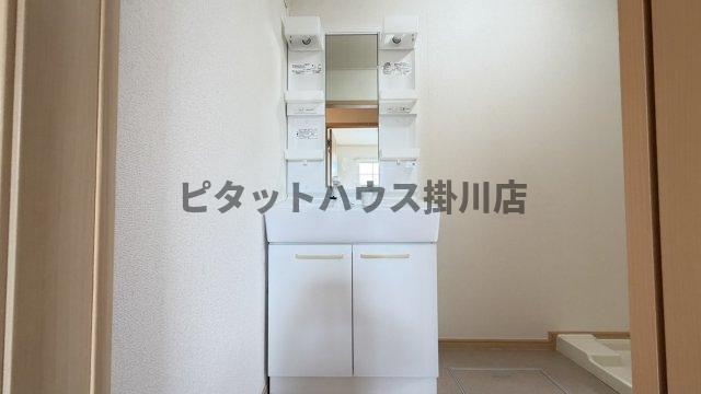 掛川市平野アパート 洗面