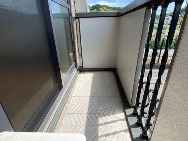 周智郡森町睦実アパート バルコニー