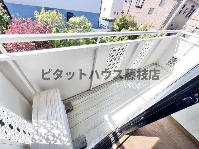 焼津市石津中町アパート バルコニー