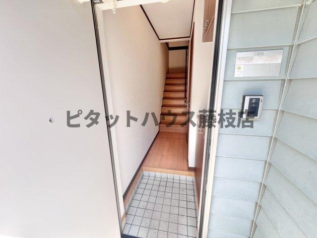 焼津市栄町アパート 玄関