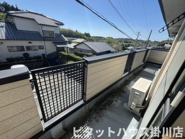 掛川市大多郎アパート バルコニー