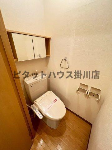 磐田市大久保アパート トイレ