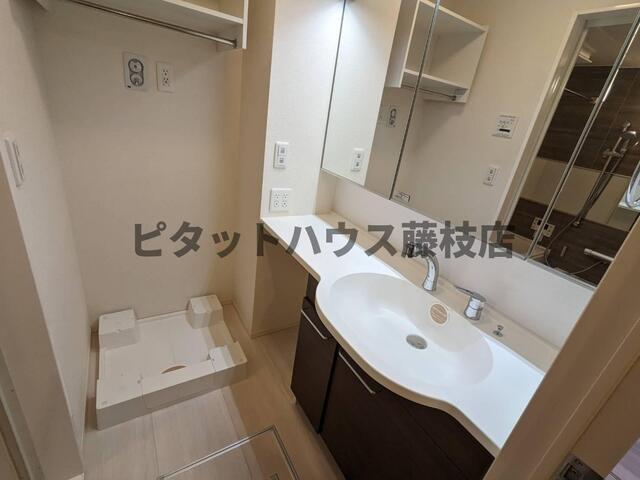 藤枝市駅前アパート 洗面