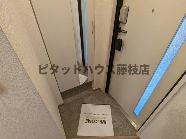 藤枝市駅前アパート 玄関
