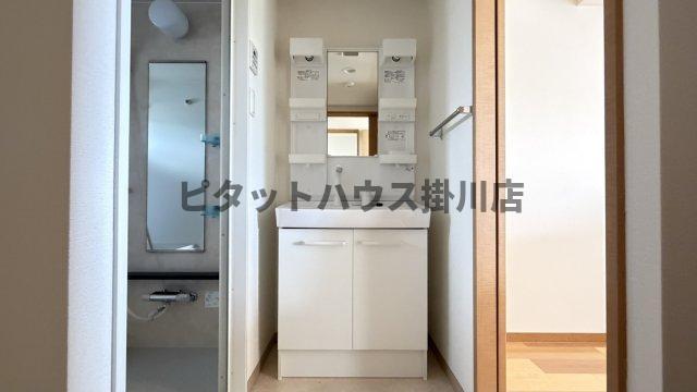 菊川市吉沢マンション 洗面