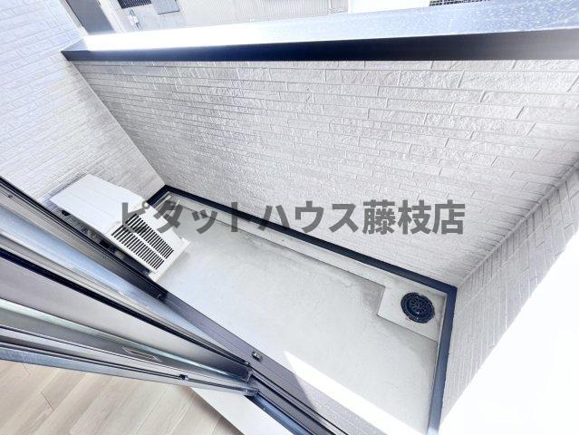 焼津市塩津アパート バルコニー