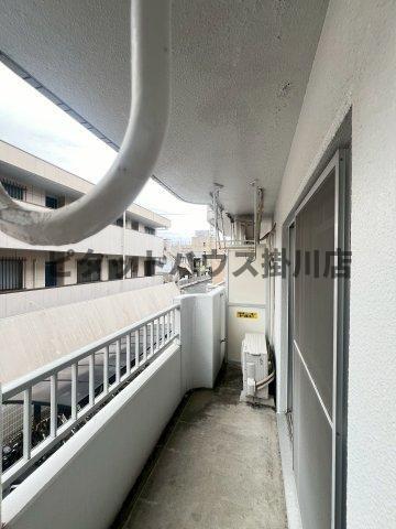 袋井市三門町アパート バルコニー