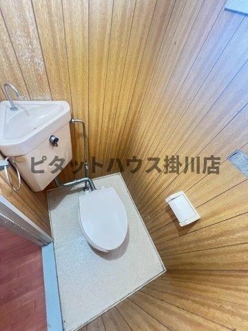 袋井市方丈アパート トイレ