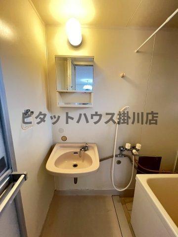 袋井市方丈アパート 洗面