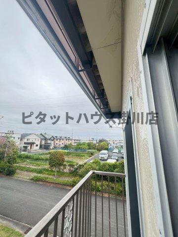 袋井市方丈アパート バルコニー