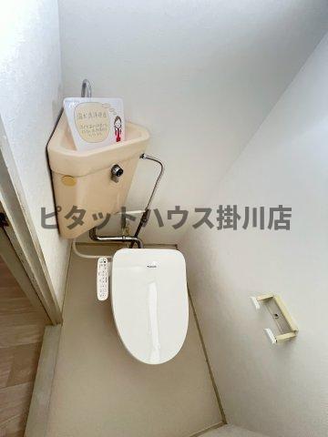 袋井市方丈アパート トイレ