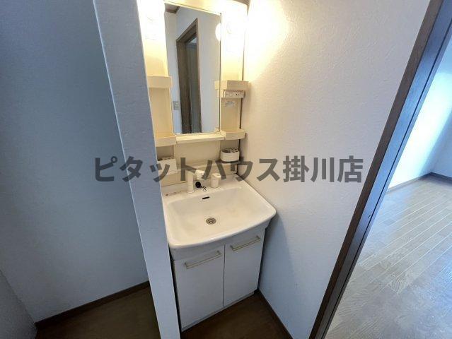 掛川市大池アパート 洗面