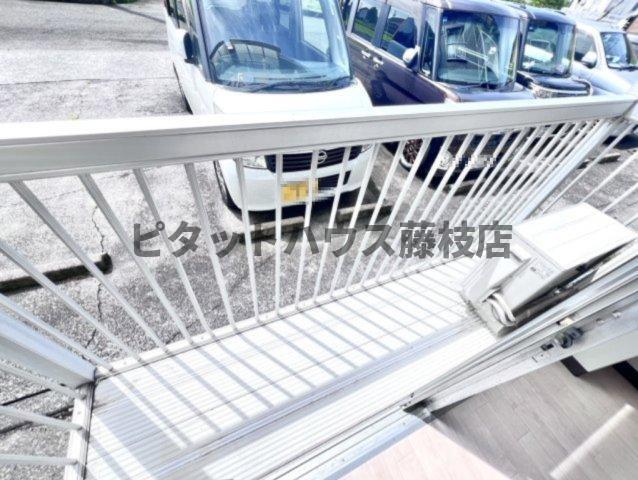藤枝市兵太夫アパート バルコニー