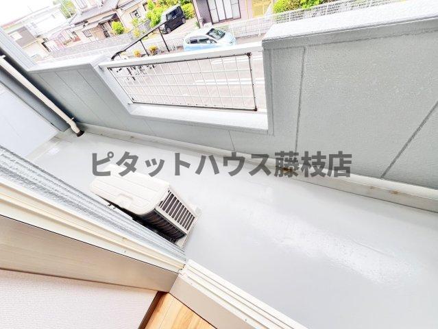焼津市三ケ名アパート バルコニー
