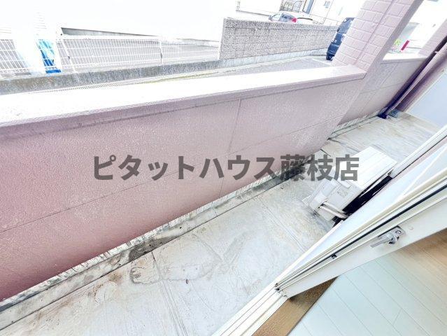 藤枝市下青島アパート バルコニー