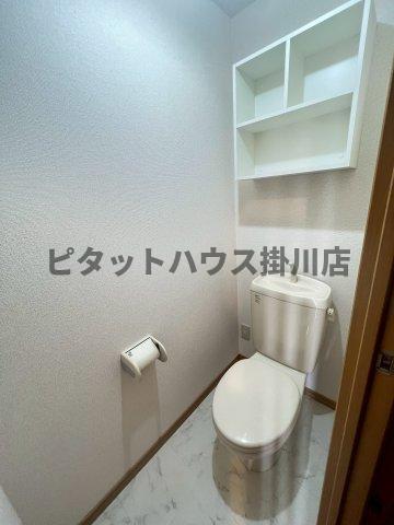 袋井市愛野南アパート トイレ
