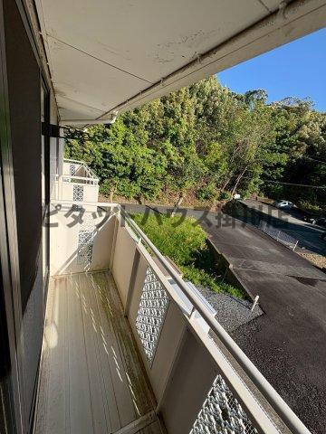 袋井市豊沢アパート バルコニー