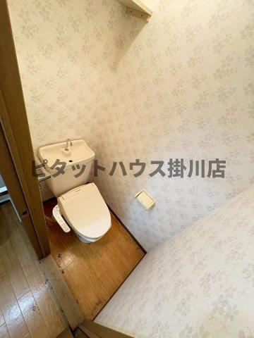 袋井市豊沢アパート トイレ