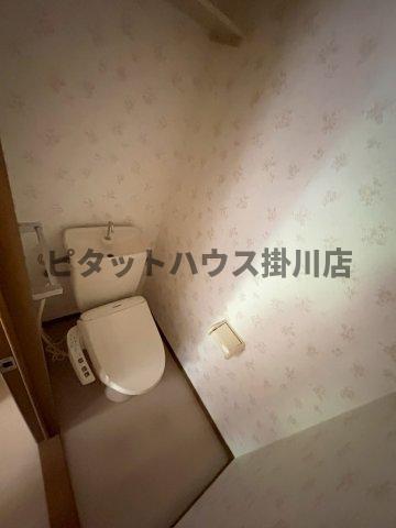 袋井市豊沢アパート トイレ