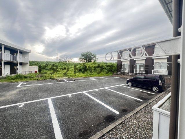 袋井市延久アパート バルコニー