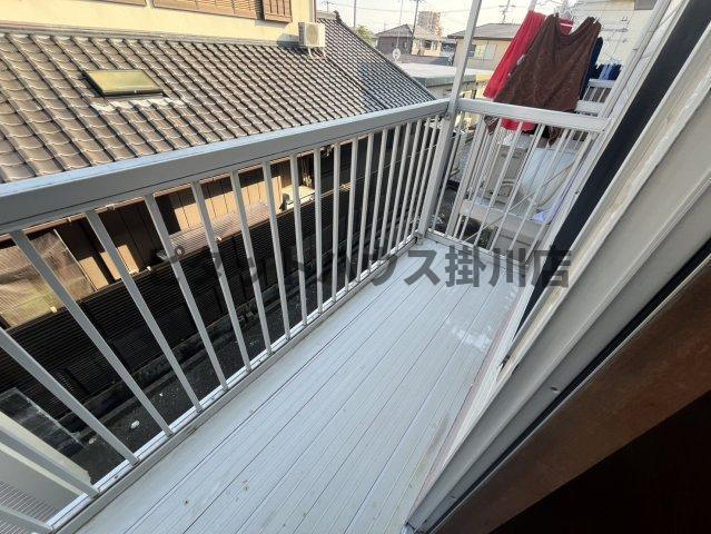 袋井市葵町アパート バルコニー