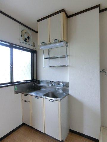 袋井市方丈アパート キッチン