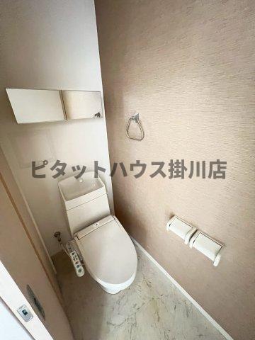 磐田市千手堂アパート トイレ