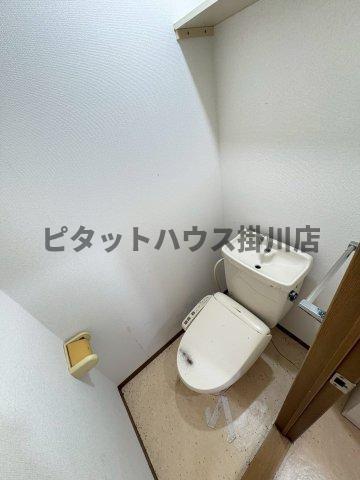 袋井市豊沢アパート トイレ
