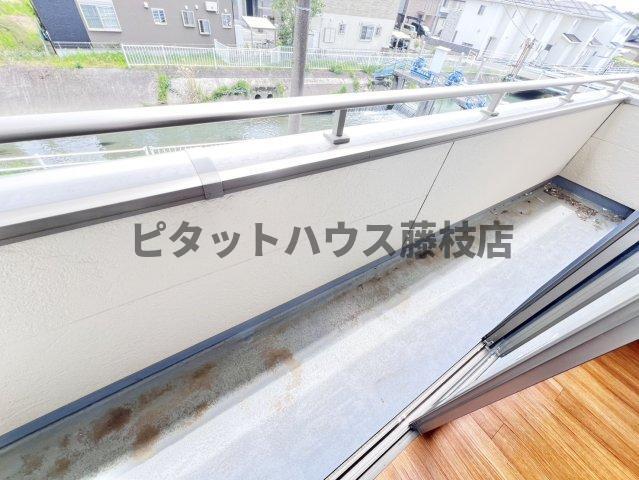 焼津市小土アパート バルコニー