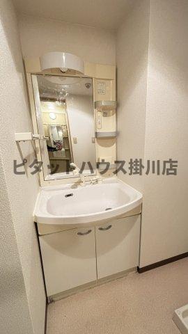 掛川市長谷アパート 洗面