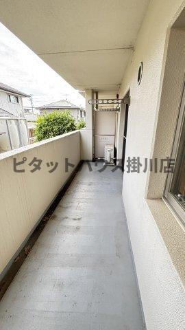 掛川市長谷アパート バルコニー