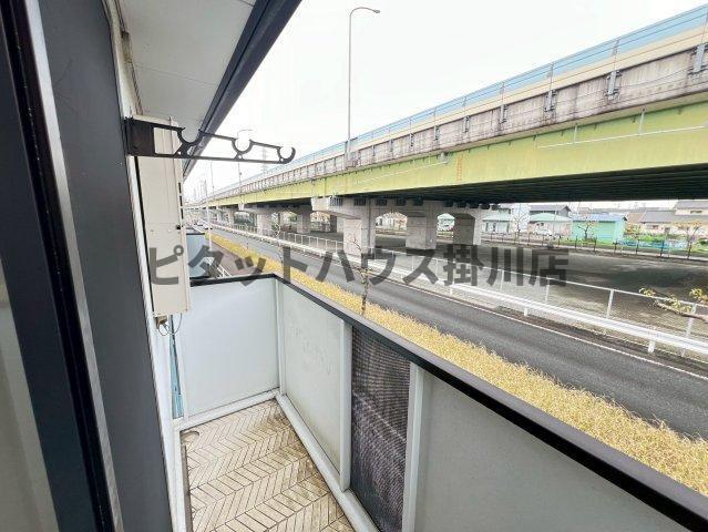袋井市堀越アパート バルコニー