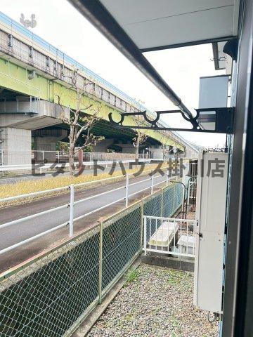 袋井市堀越アパート 庭