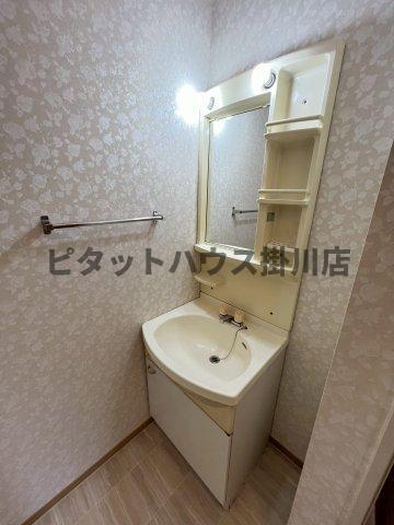 袋井市堀越アパート 洗面
