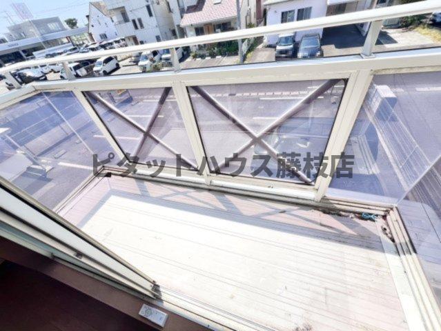 焼津市石津テラスハウス バルコニー