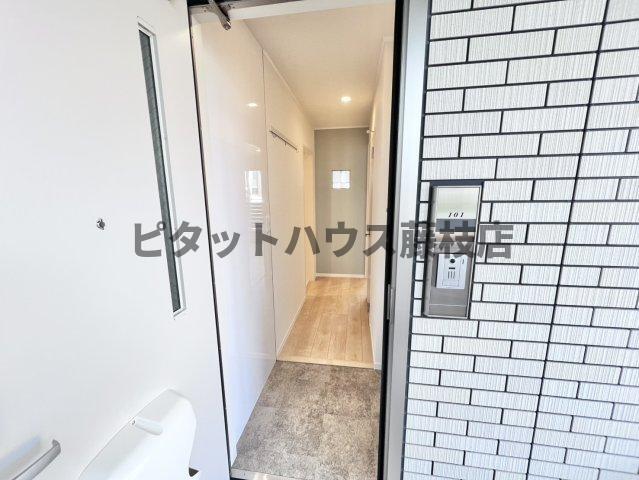 焼津市柳新屋アパート 玄関