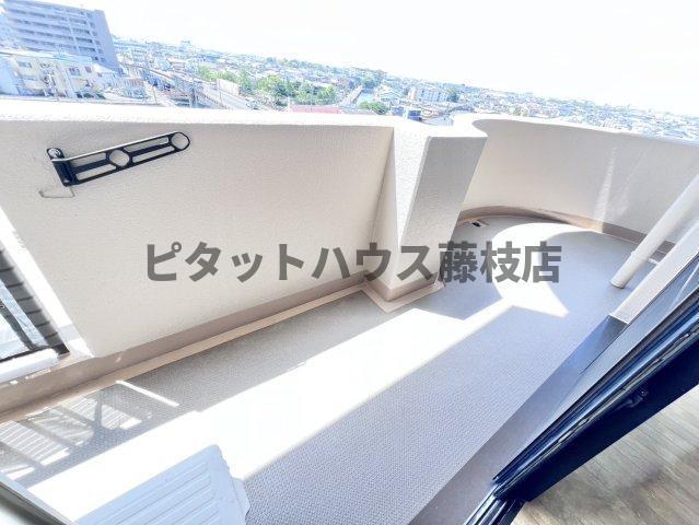 焼津市駅北マンション バルコニー