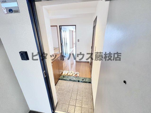 焼津市駅北マンション 玄関