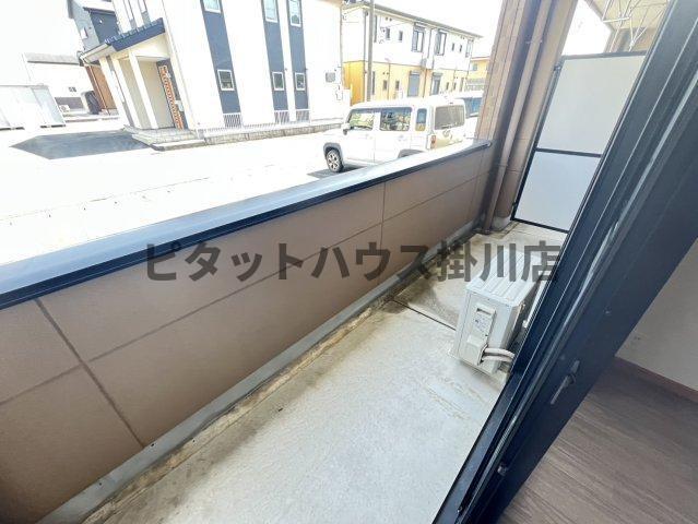 袋井市上山梨アパート バルコニー
