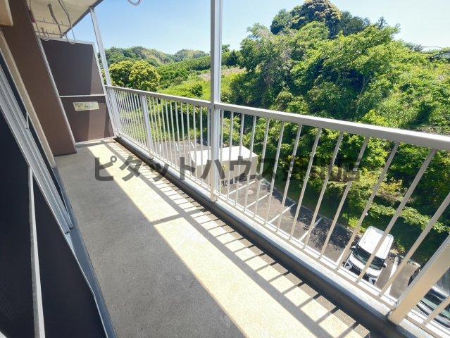 掛川市上張アパート バルコニー