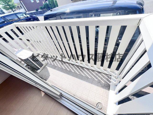 焼津市大村アパート バルコニー