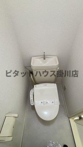 掛川市富部アパート トイレ
