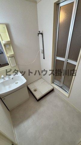 掛川市富部アパート 洗面